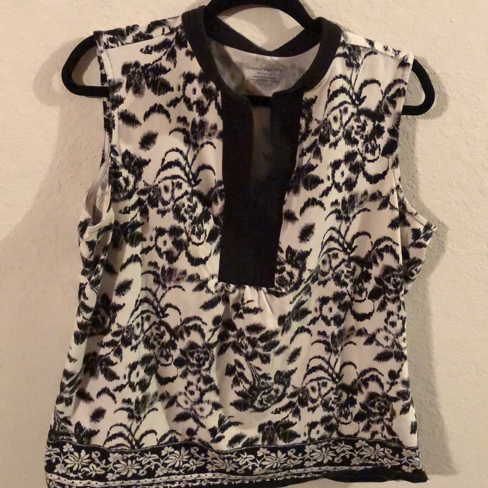 Charter Club Woman sleeveless v neck 1x